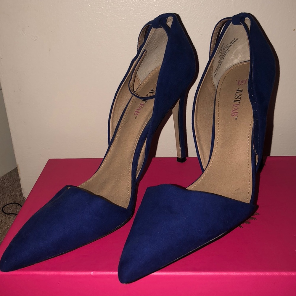 Royal Blue Strappy Heels